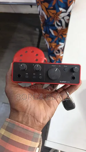 Original Focusrite 4th Gen Solo Soundcard/ Audio Interface