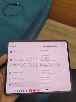 New Samsung Galaxy Z Fold 3 256 GB Black