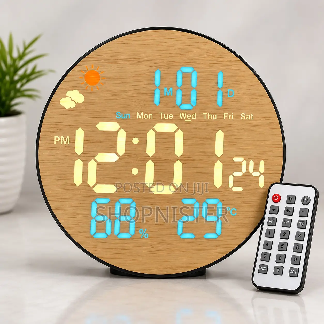 Led Digital Clock With Remote Control