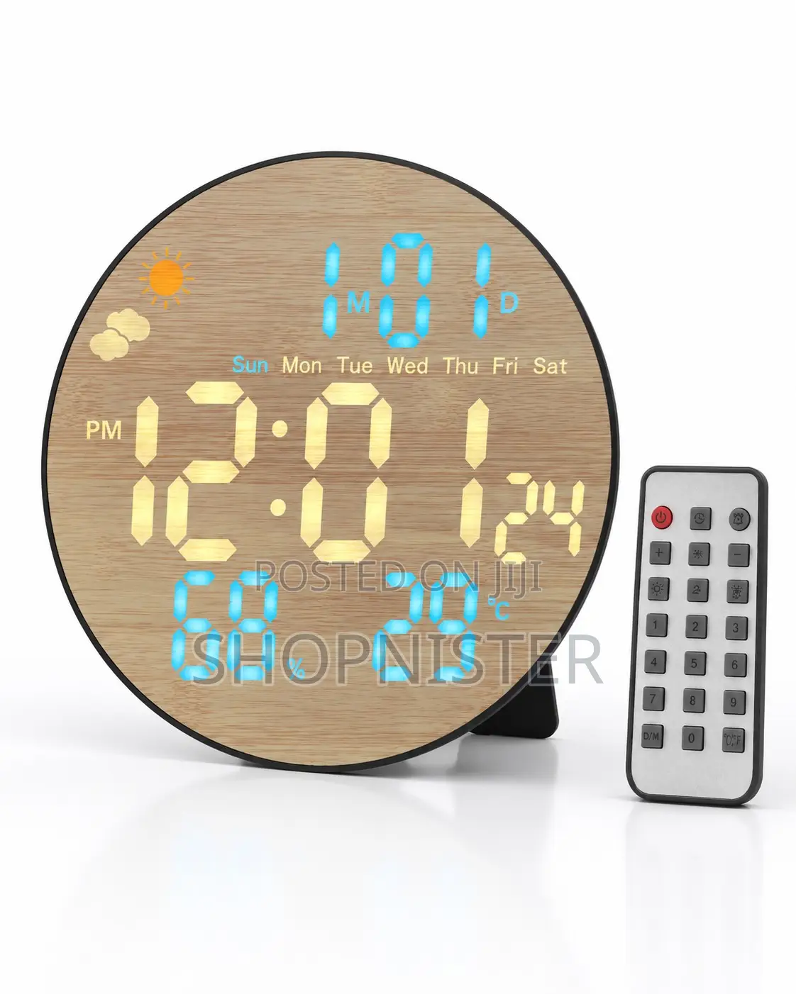 Led Digital Clock With Remote Control
