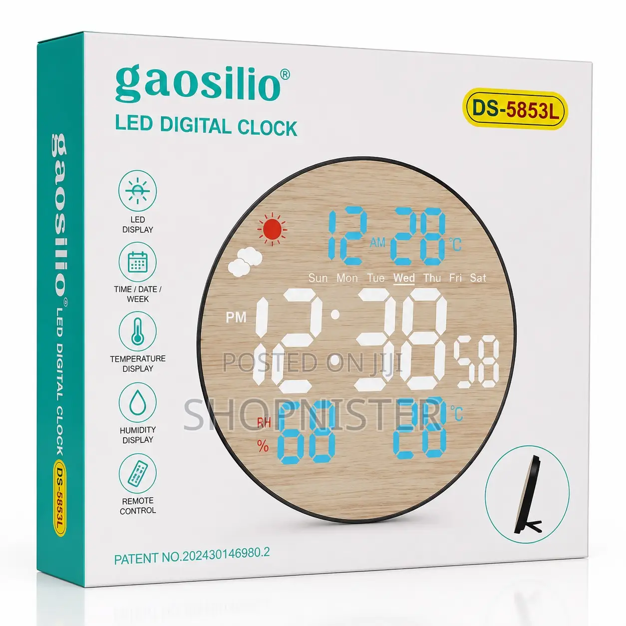 Led Digital Clock With Remote Control