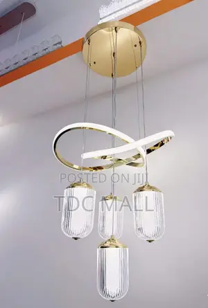 Modern 3 Steps Crystal Hanging Chandelier