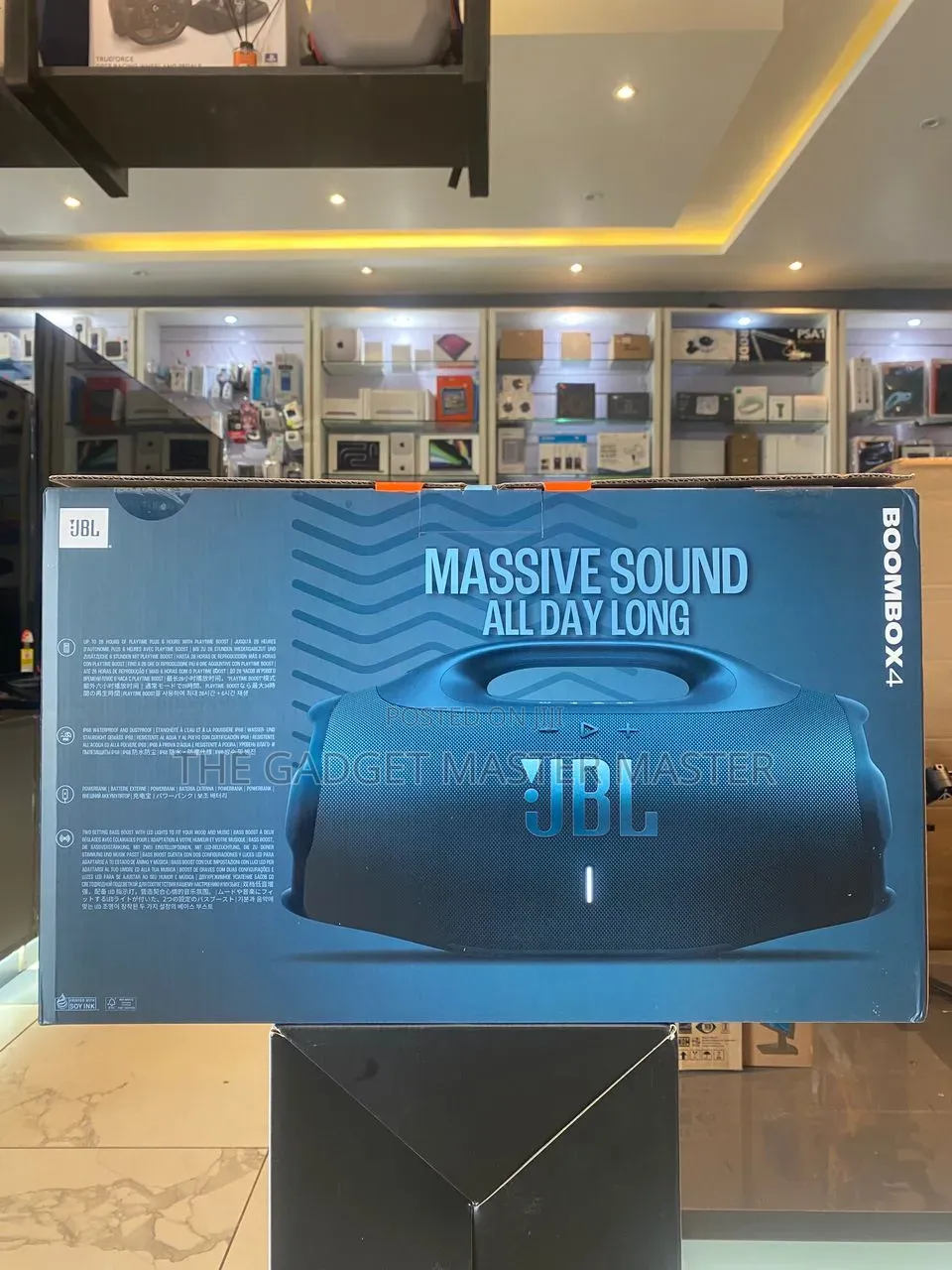 JBL Boombox 4 Portable Waterproof Bluetooth Speaker