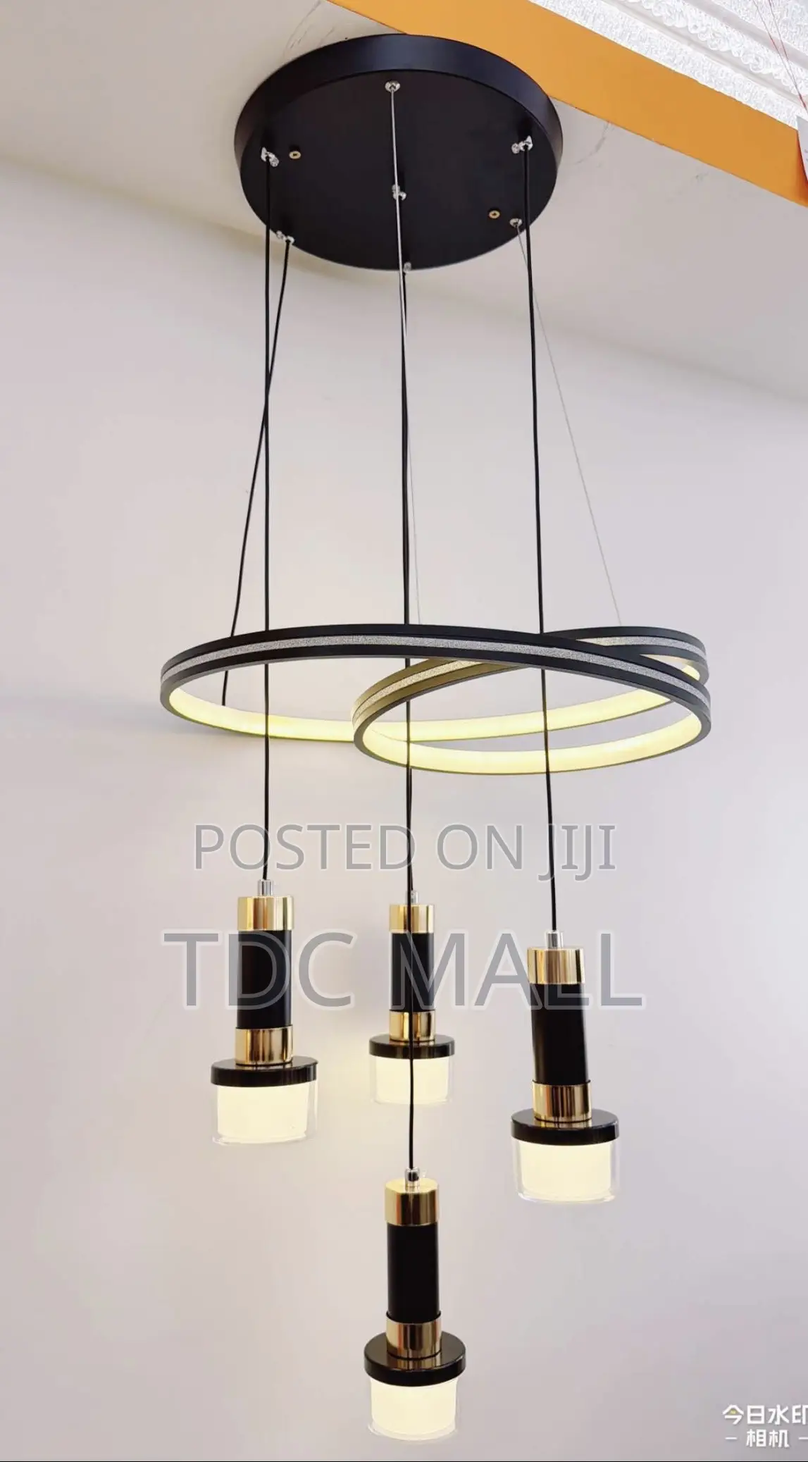 Executive 3 Steps Crystal Hanging Chandelier