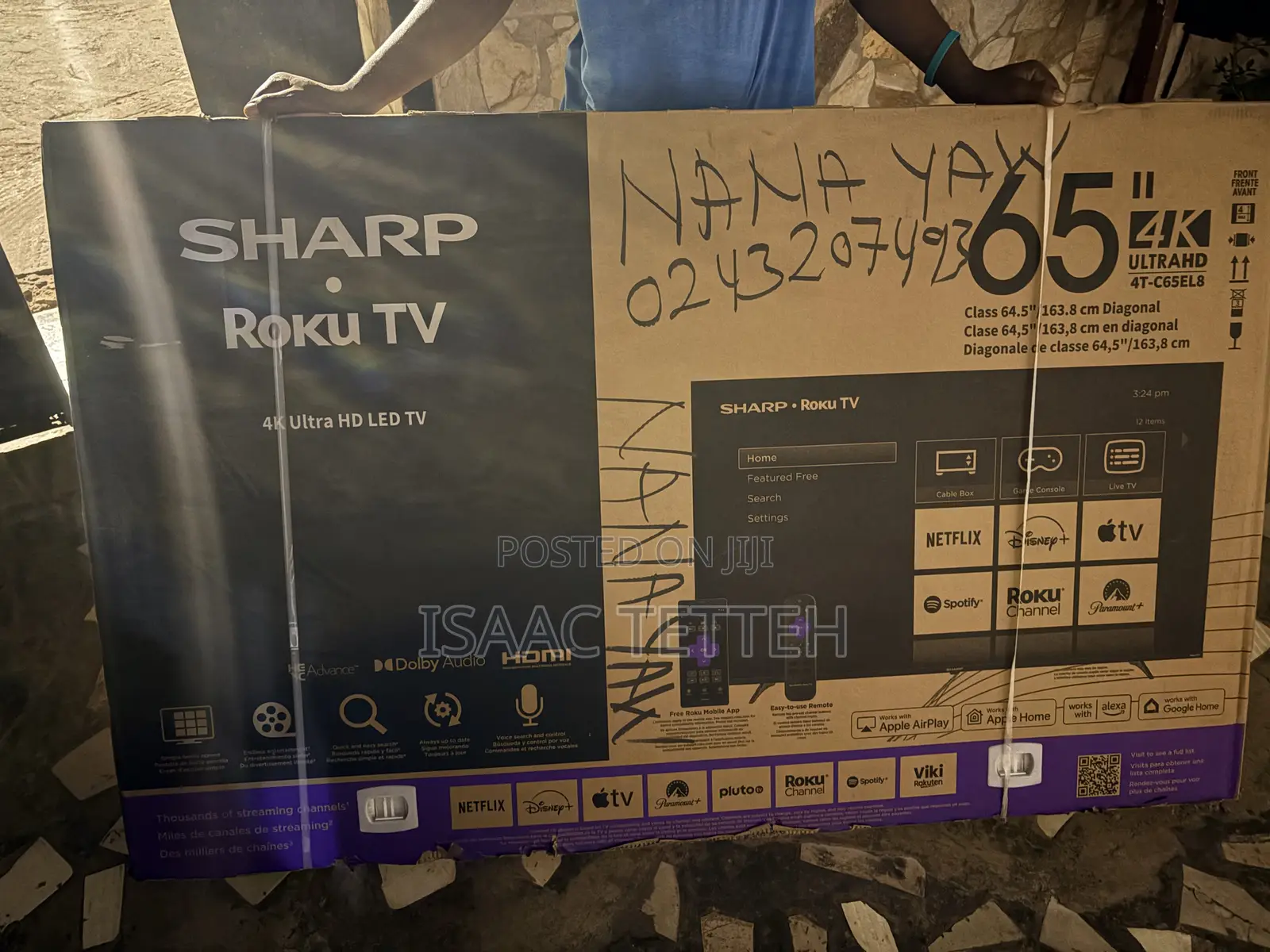 Sharp - 65" Class Led Smart Roku Tv