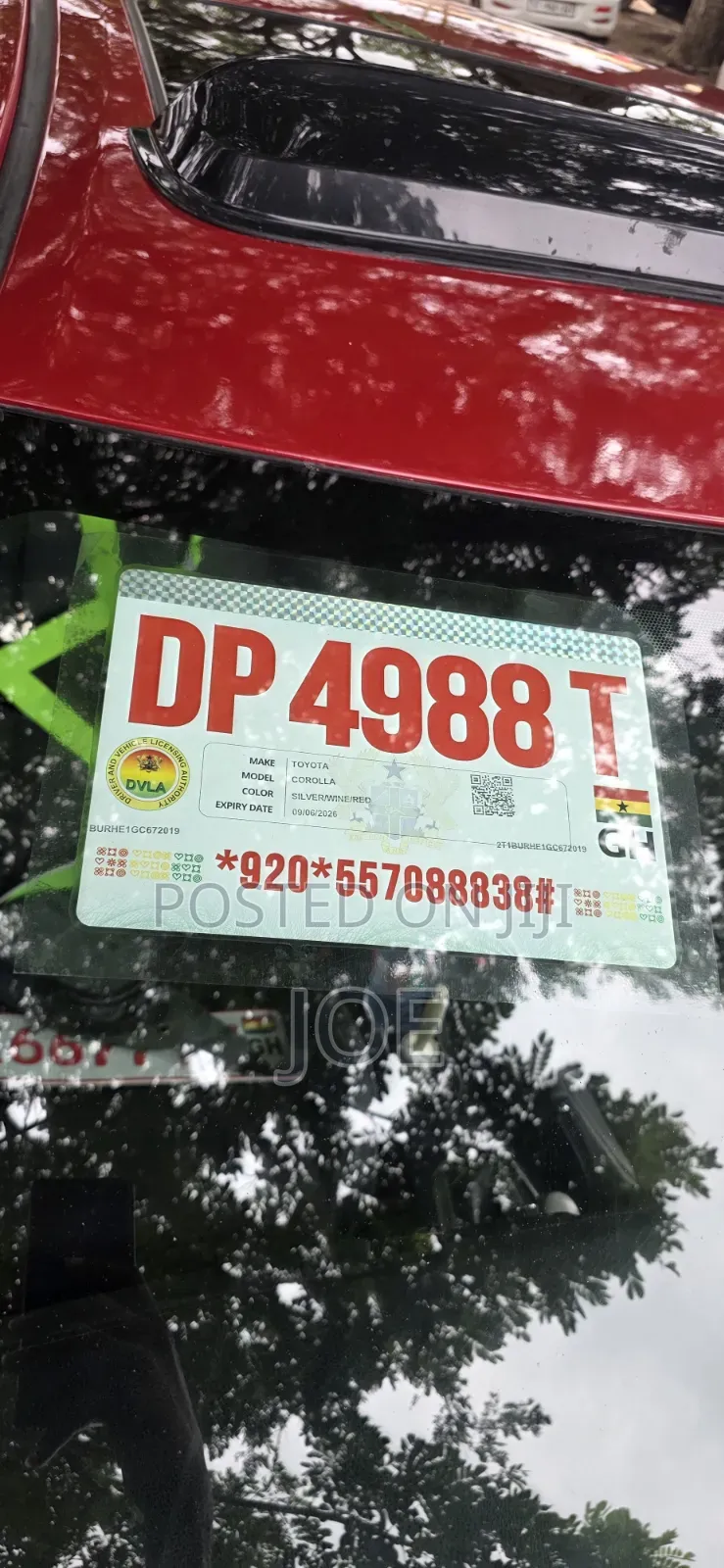 Toyota Corolla 2016 Red