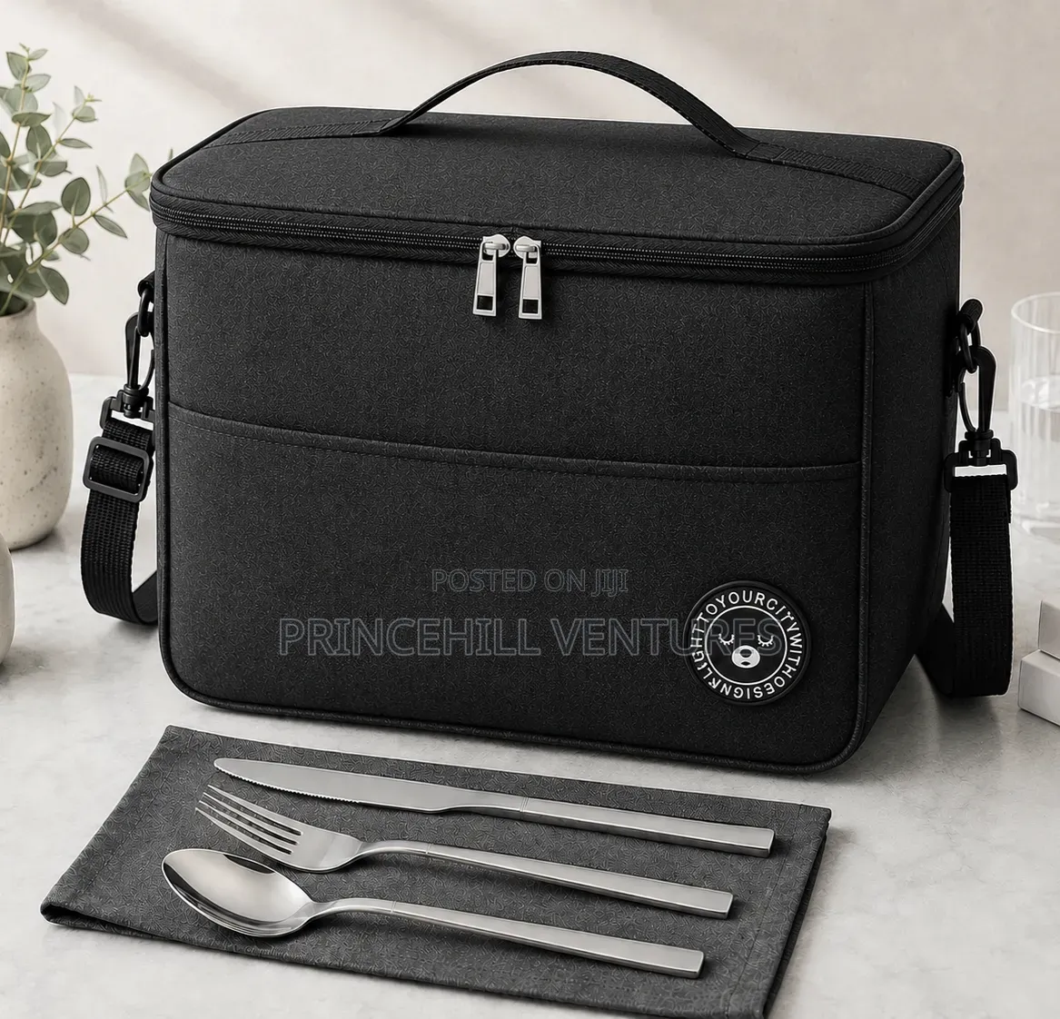 Lunch Bag With Cutlery Set