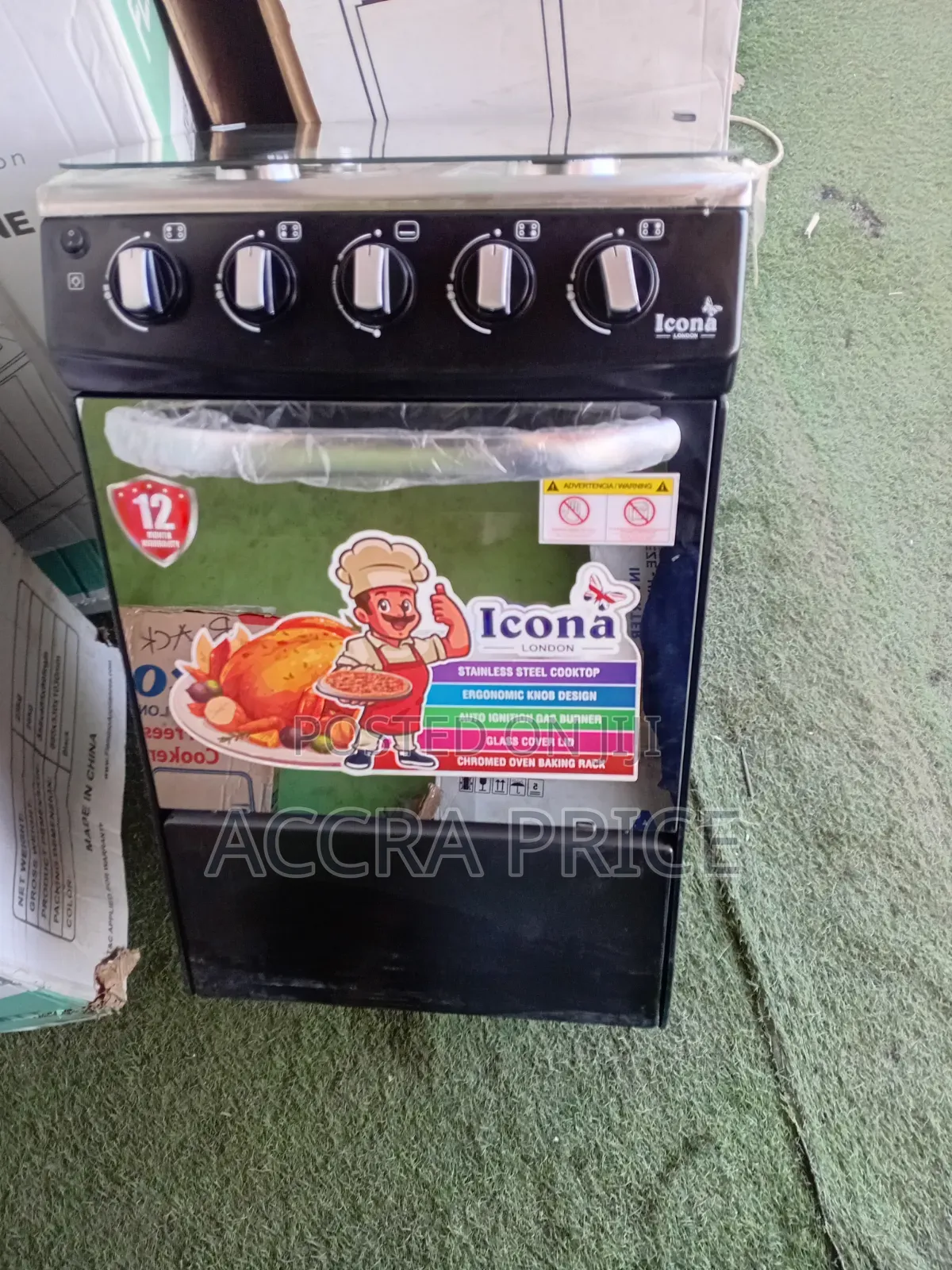 Icona London Cooker With Oven and Grill