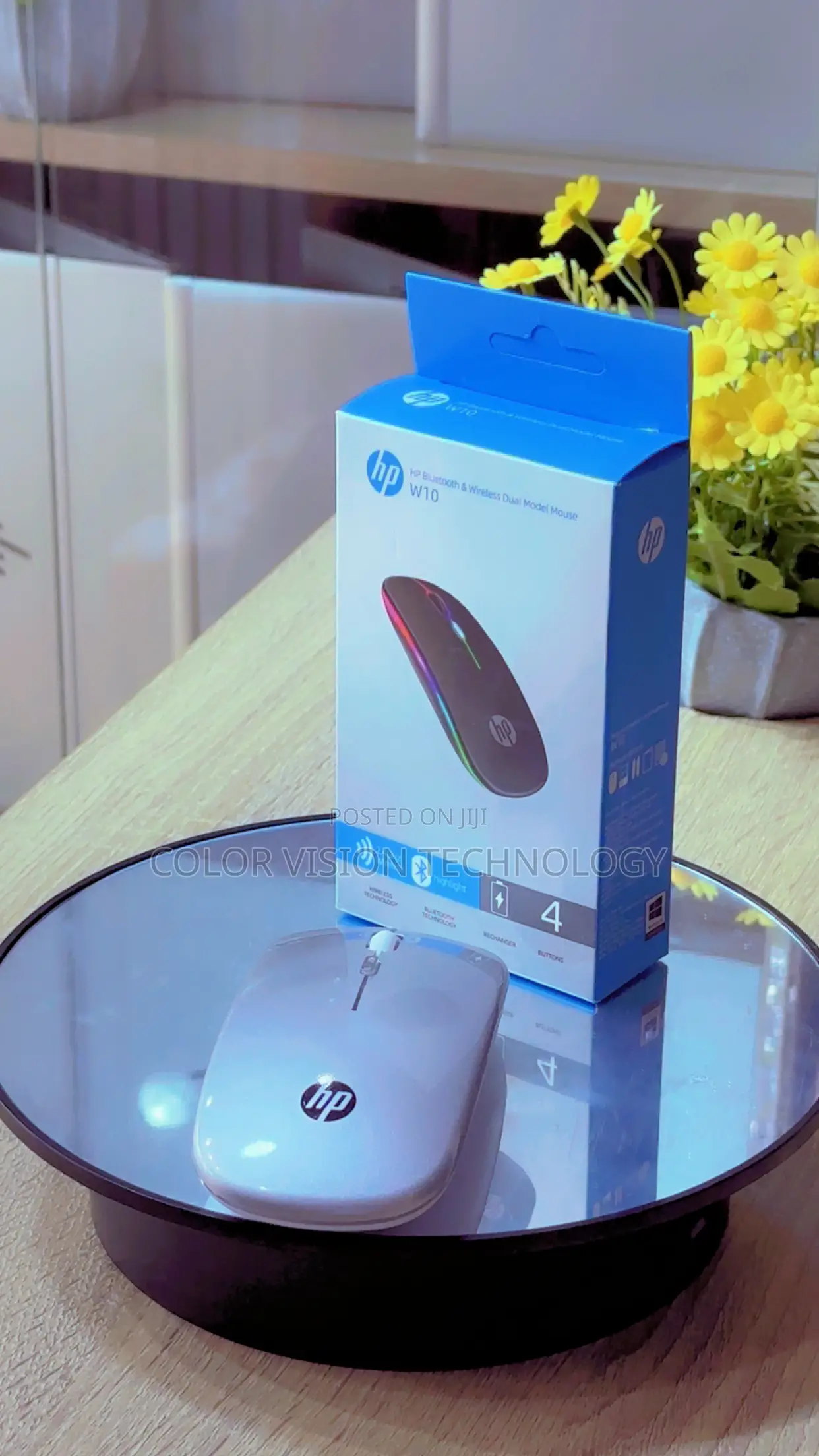 Hp W10 Bluetooth Wireless Dual Model Mouse