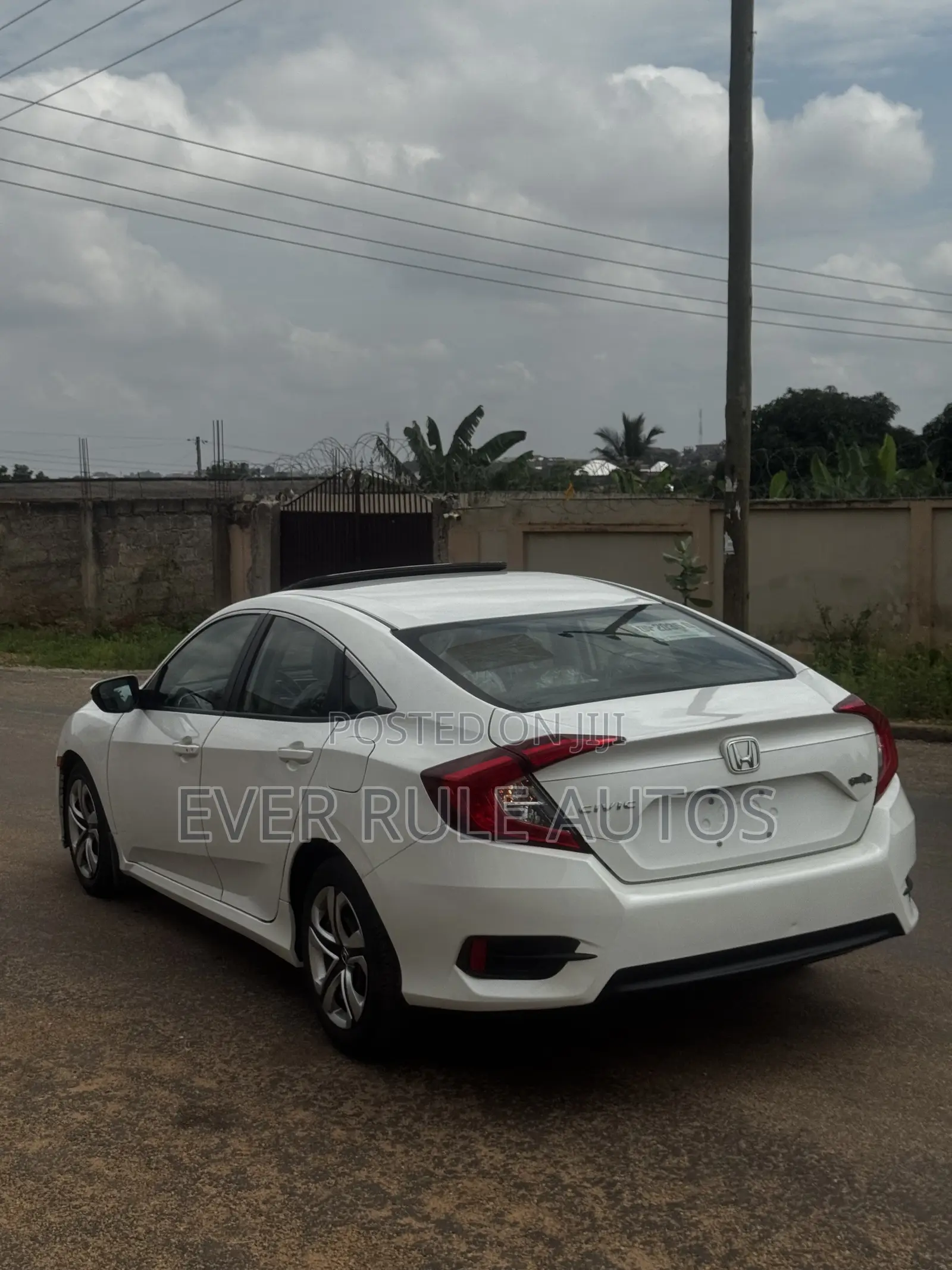 Honda Civic EX 4dr Sedan (1.5L 4cyl) 2016 White
