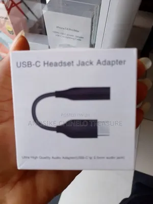 Usb-C to 3.5mm Headphone Jack Adapter | Type-C Audio Converter