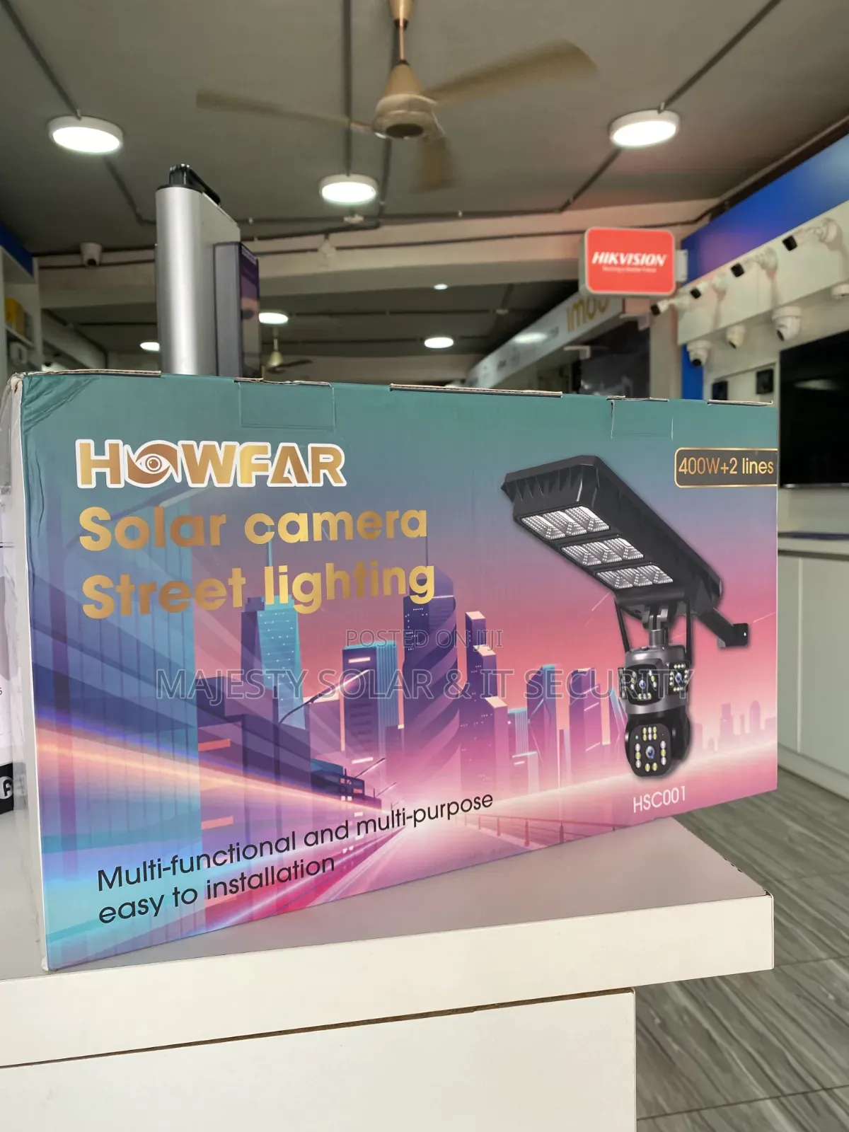 Solar Camera With Streetlight (2lense) 400w