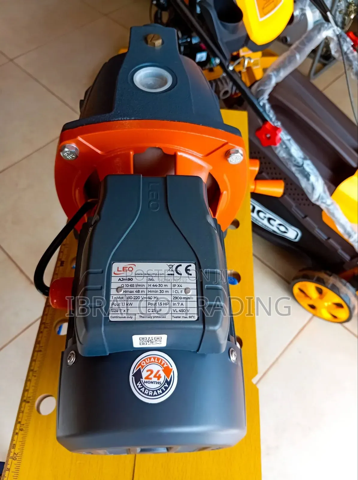 Leo 1.5hp Cast Water Pump