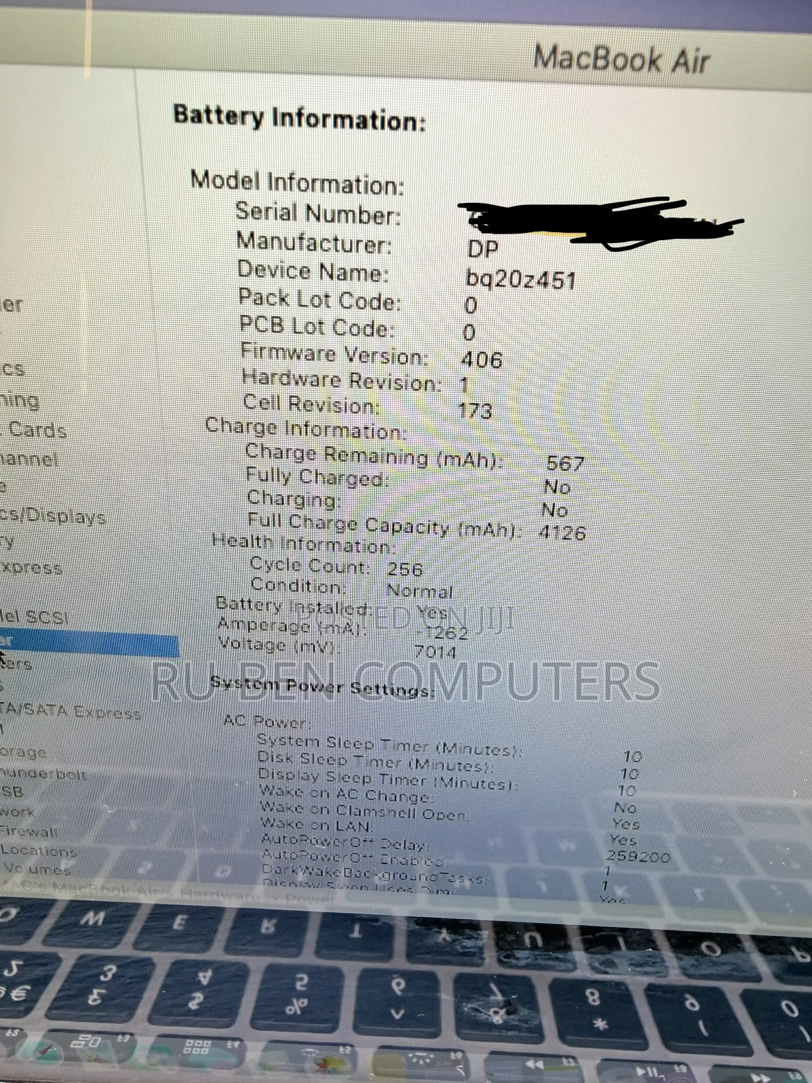 Laptop Apple MacBook Air 2012 8GB Intel Core i7 SSD 256GB