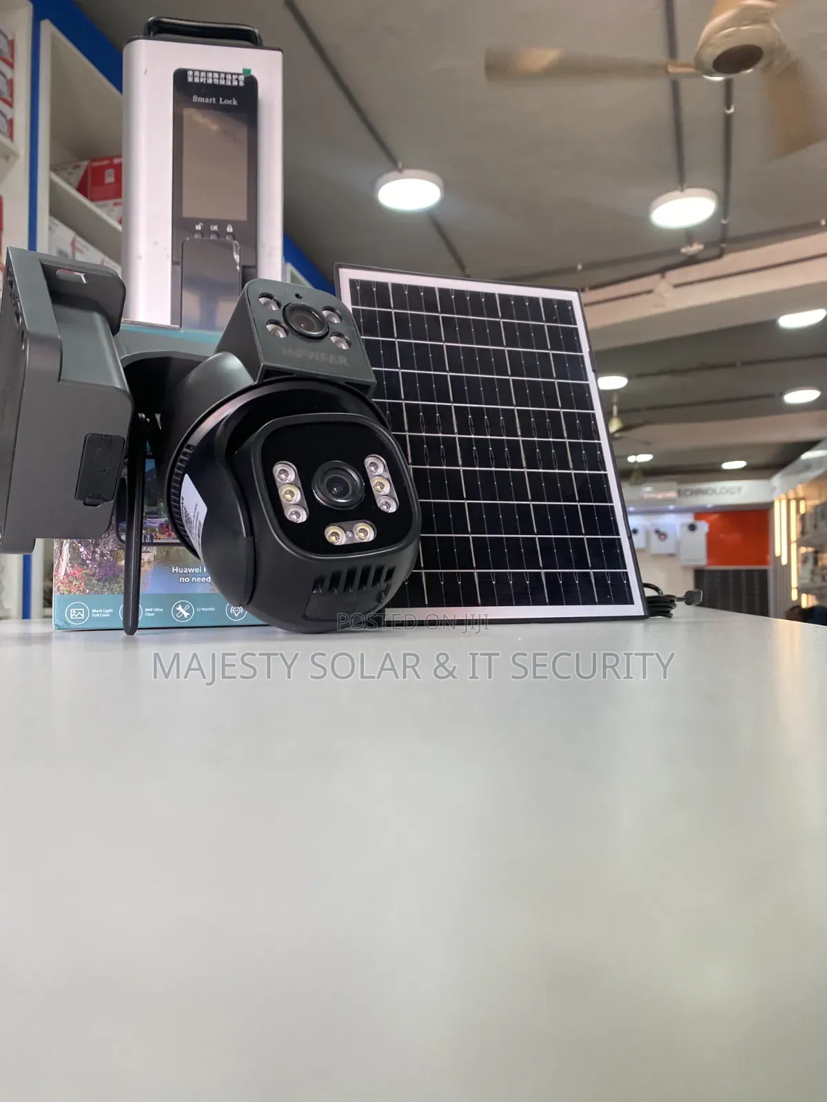 Hd Outdoor Solar Camera Dual Lense