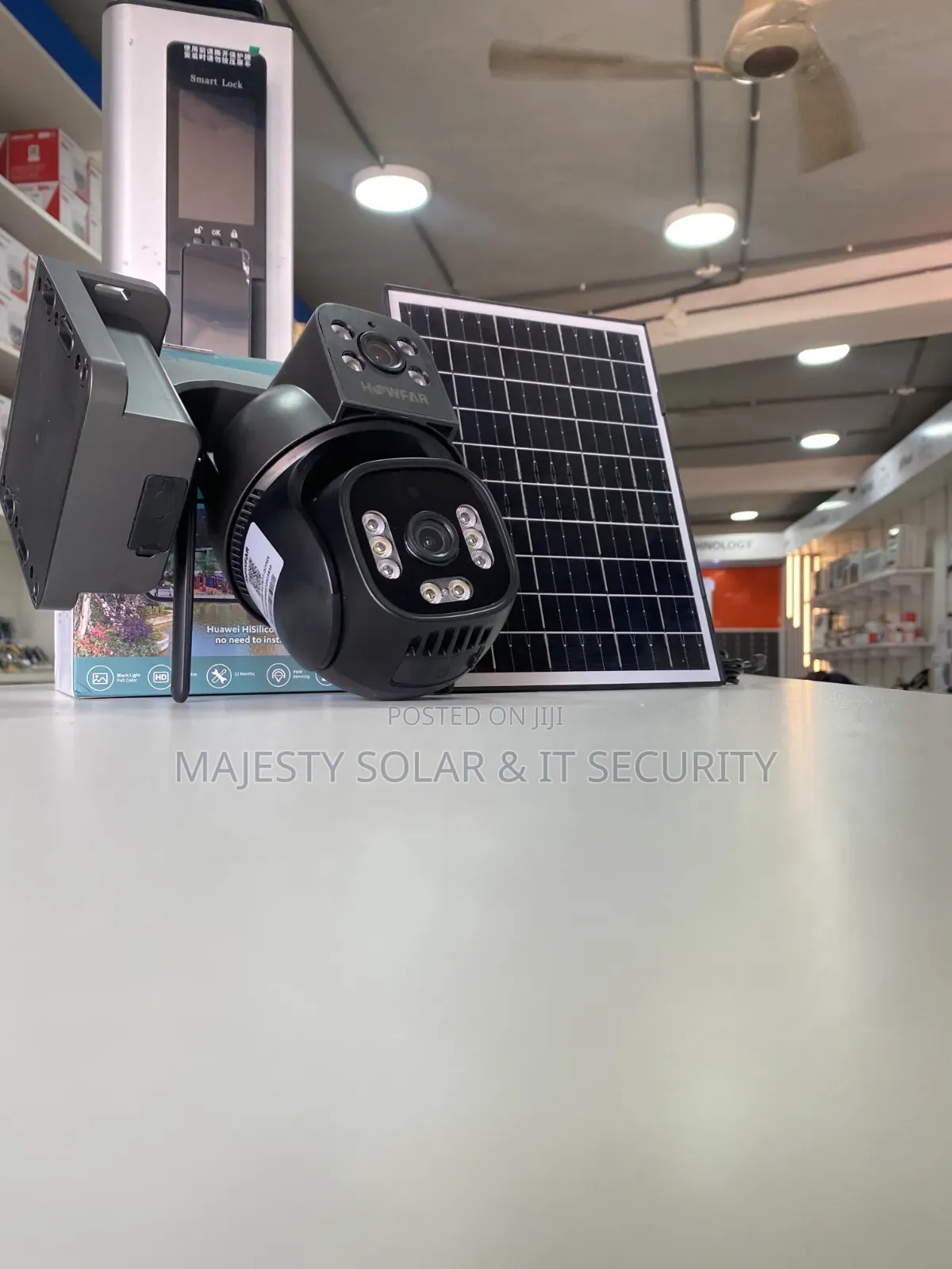 Hd Outdoor Solar Camera Dual Lense