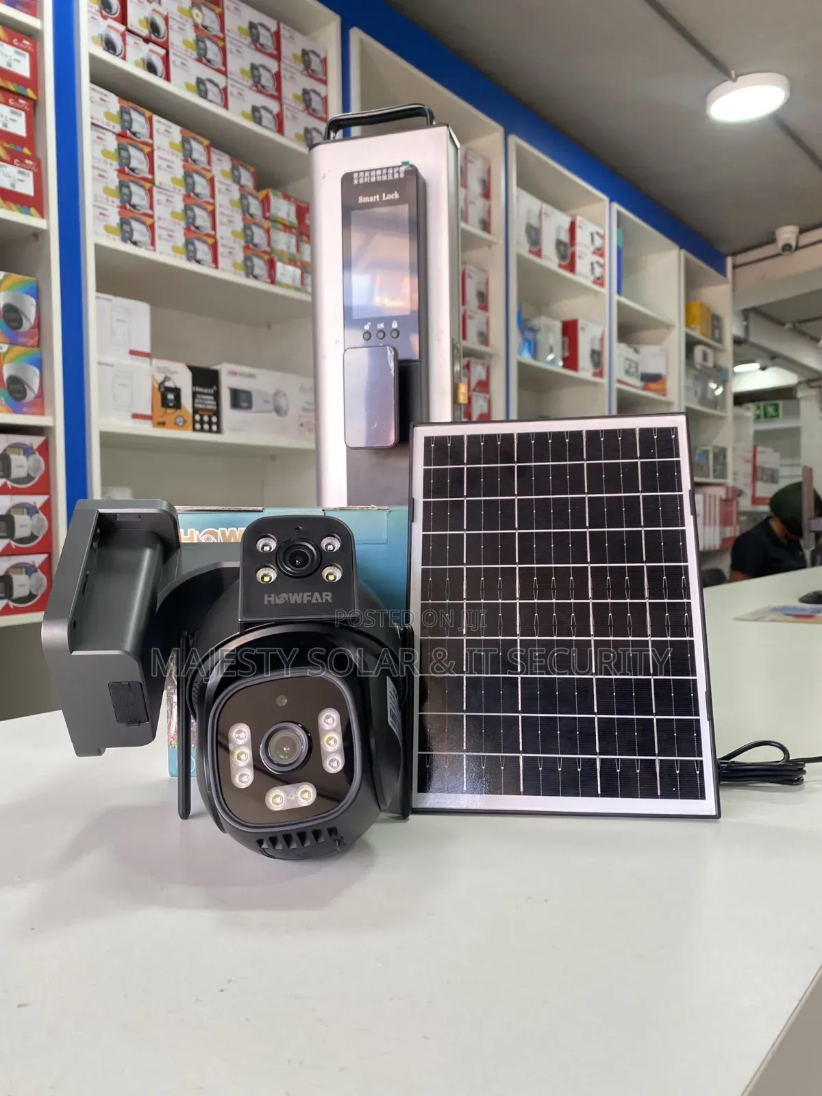 Hd Outdoor Solar Camera Dual Lense
