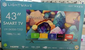 Light Wave 43 Inch Led Tv Dvb-t2/S2 - Frameless