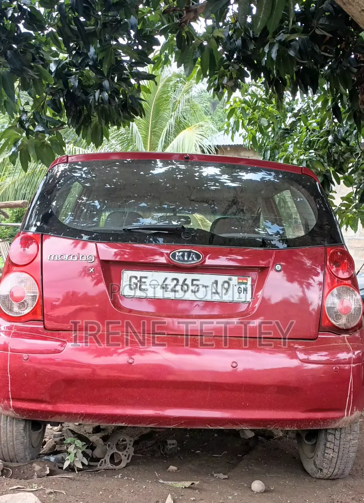 Kia Morning 2010 Red