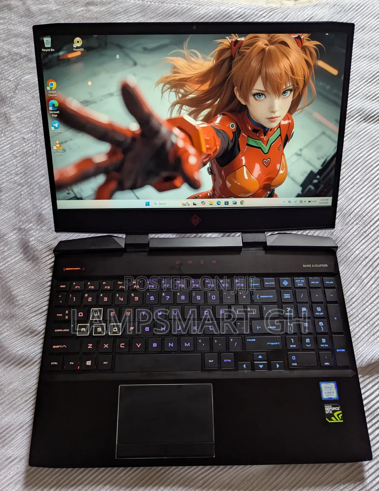 Laptop HP Omen 15 8GB Intel Core i5 HDD+SSD 500GB