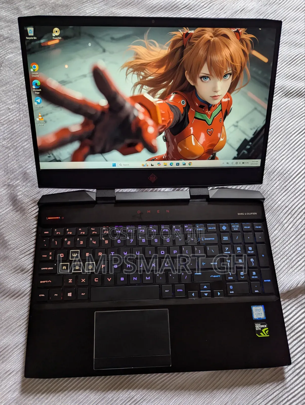 Laptop HP Omen 15 8GB Intel Core i5 HDD+SSD 500GB