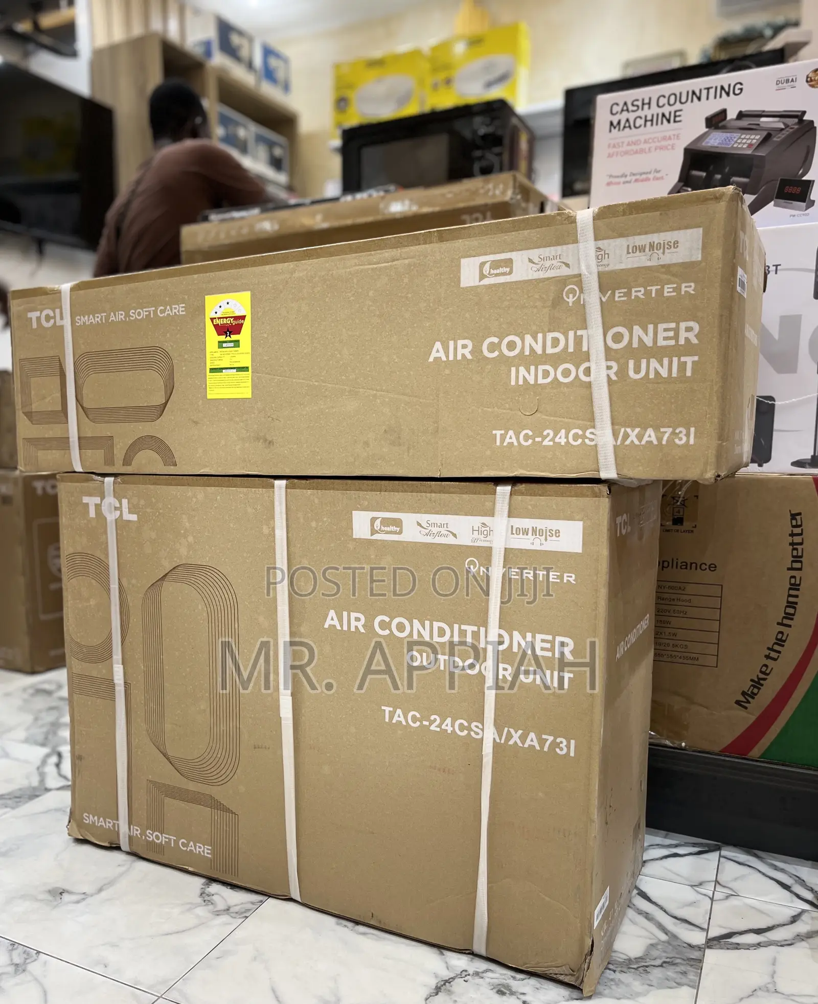 Sleek TCL 1.5hp Air Conditioner(White)R410 Gas,2026 Model 