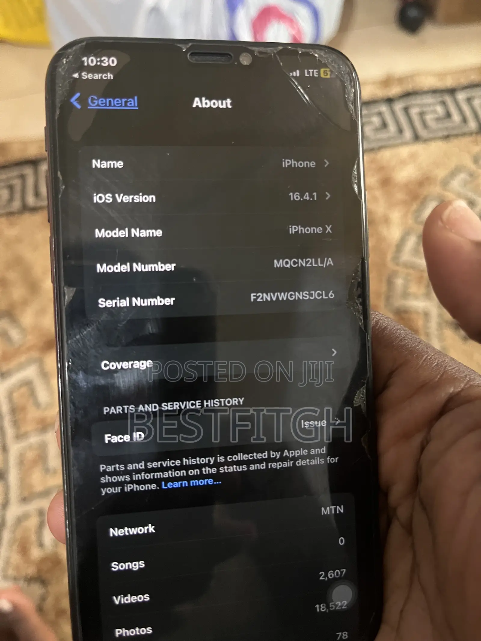 Apple iPhone X 256 GB Black