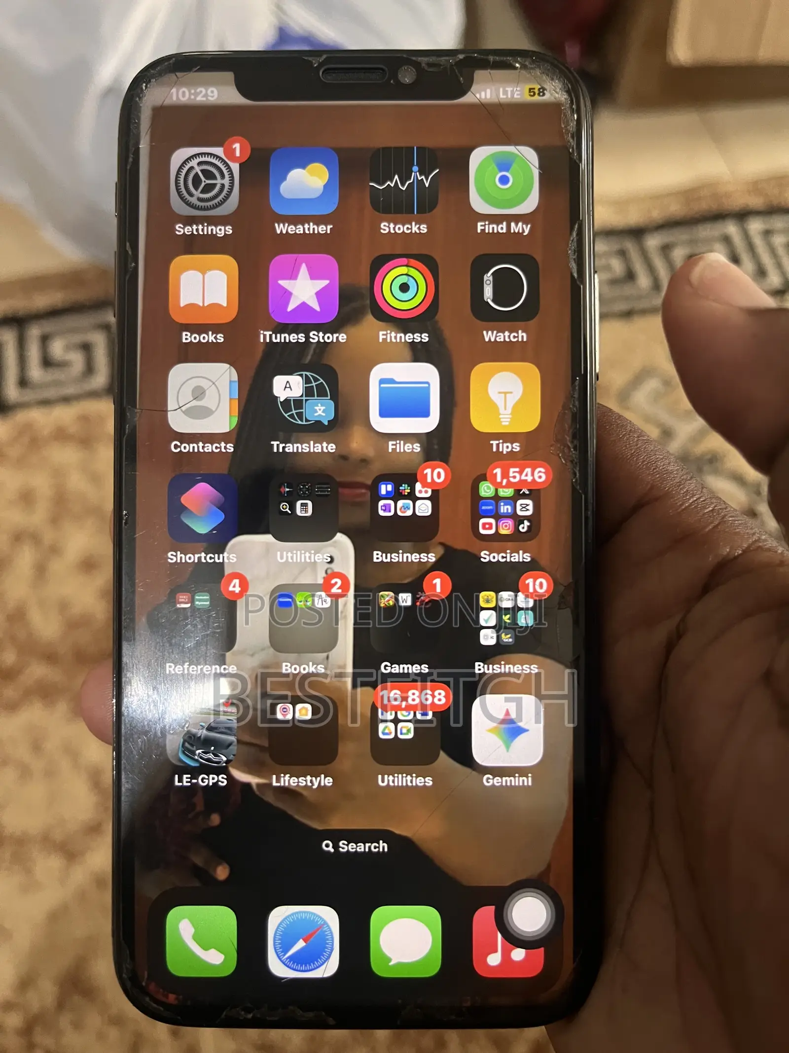 Apple iPhone X 256 GB Black