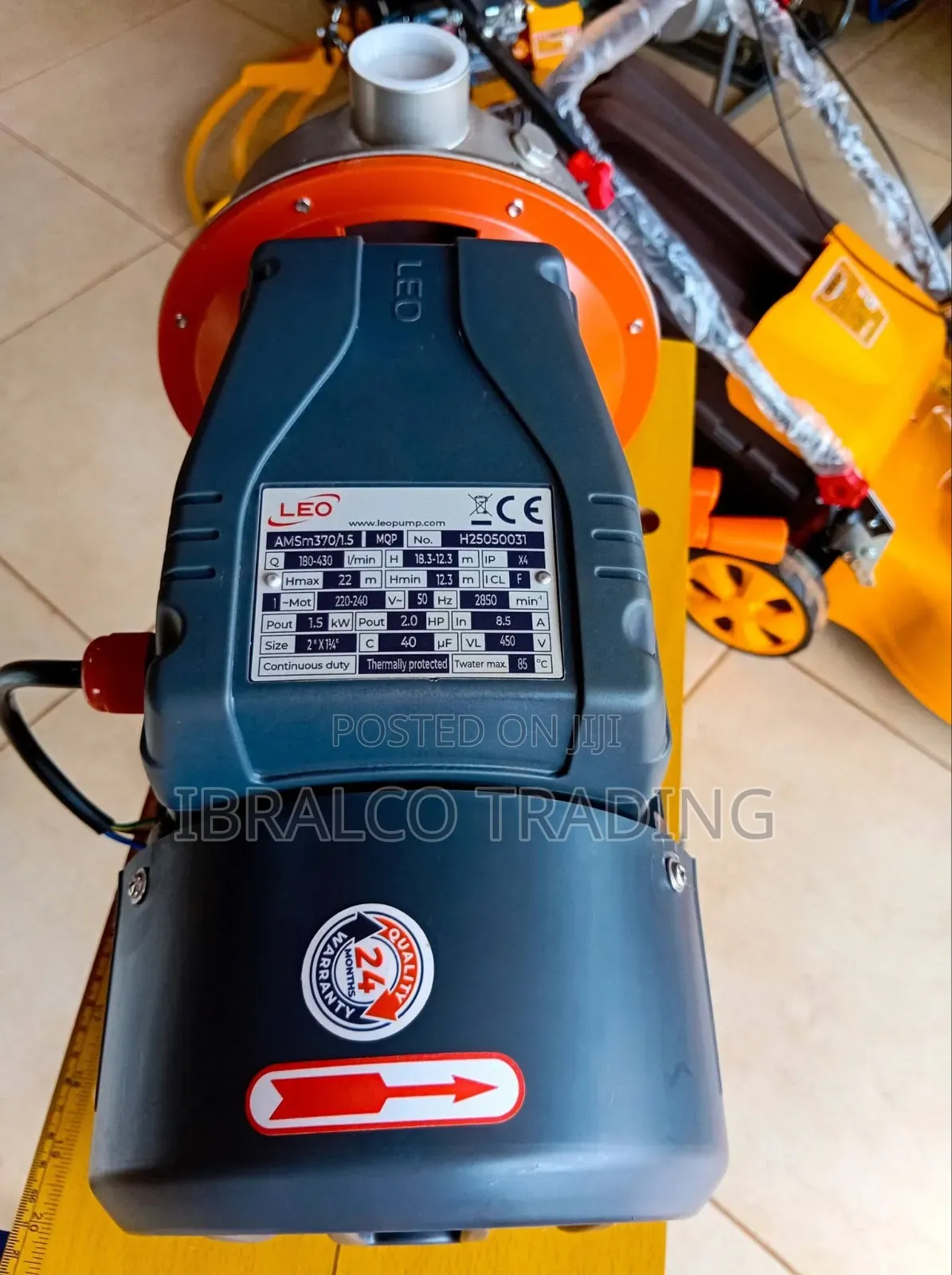 Leo 2hp Water Pump