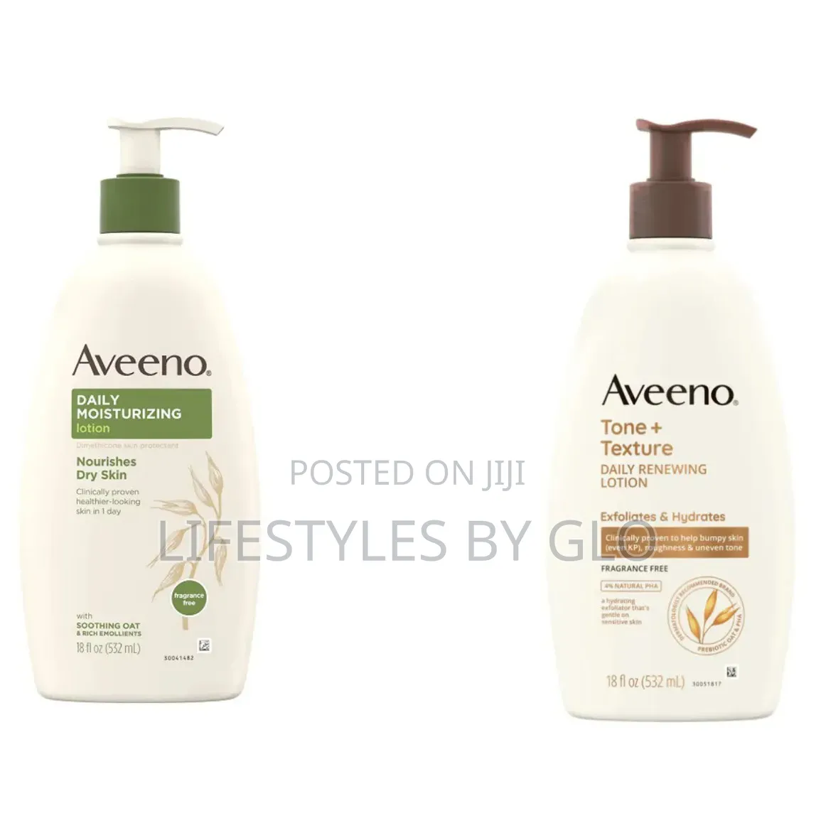 Aveeno Daily Lotion /Aveeno Tone + Texture Renewing Lotion -Sensitive