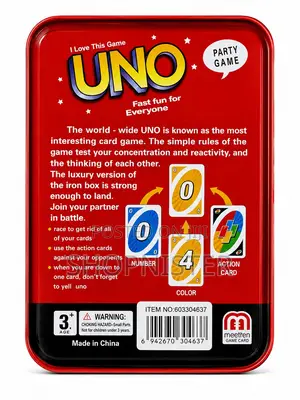 Uno Special Edition Card Tin