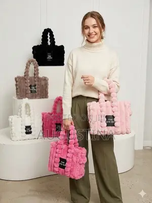 Plush Furry Tote Bags