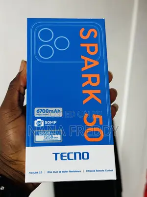 New Tecno Spark 50 128 GB Black
