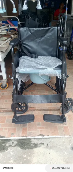 Commode Wheelchair (Strong and Portable)