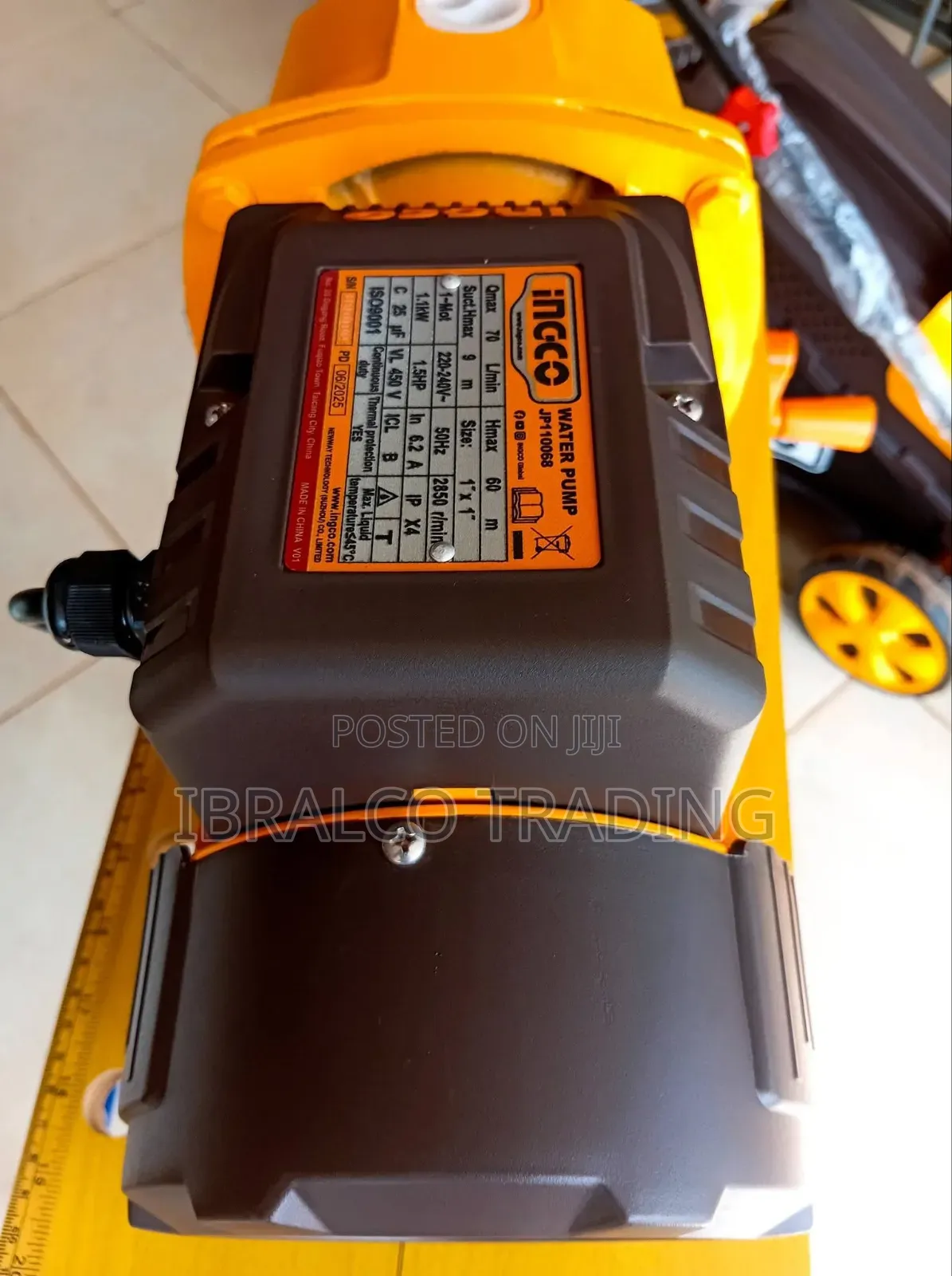 Ingco 1.5hp Water Pump