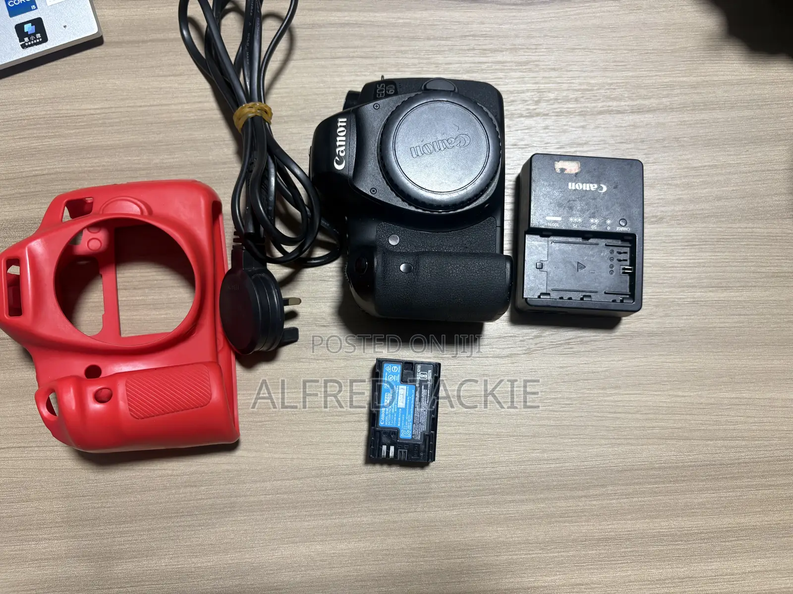 Canon 6d With Silicon Cover and Battery
