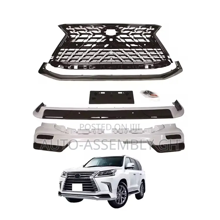Lexus 570, 2016-2022 Complete Front Bumper With Front and Back Spoiler