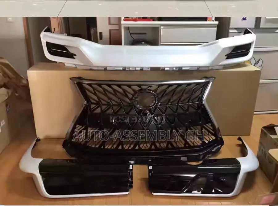 Lexus 570, 2016-2022 Complete Front Bumper With Front and Back Spoiler