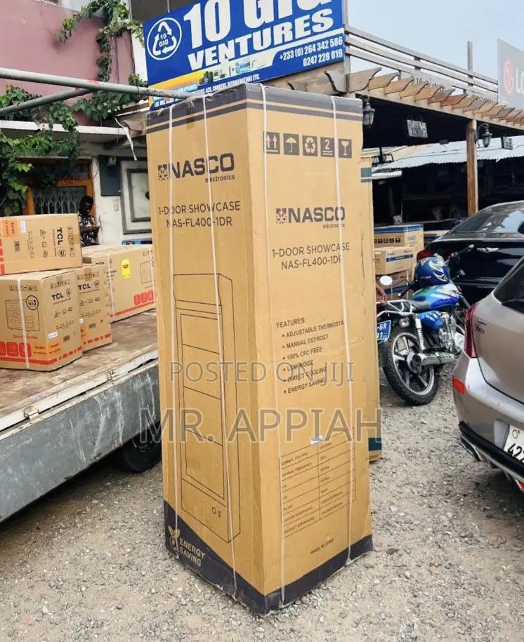 Check Out Affordable Nasco Nas-Fl400-1dr-1 Glass Door Fridge(358l).