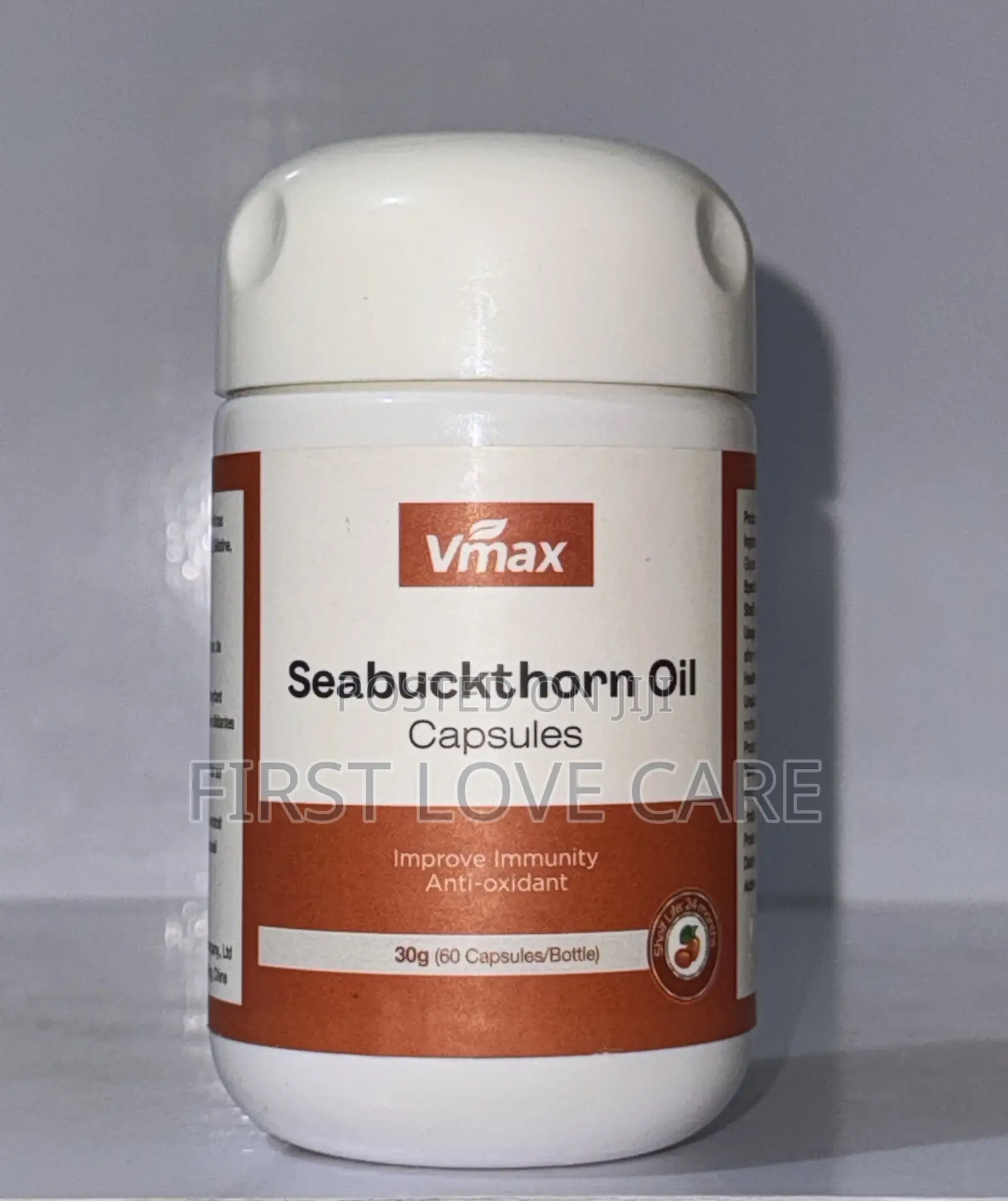 Vmax Sea Buckthorn Oil Capsule Improve Immunity Anti Oxidant 30g