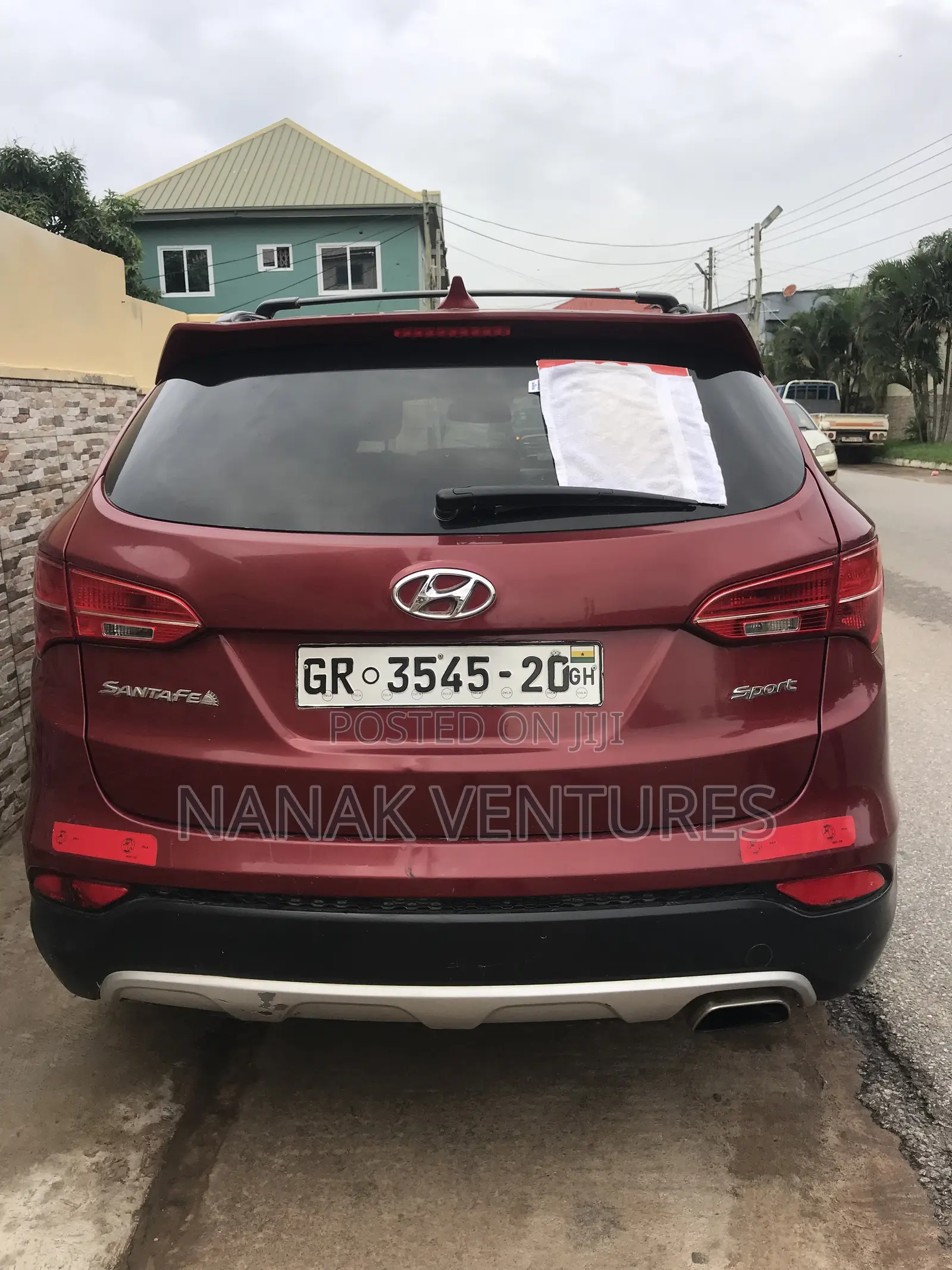 Hyundai Santa Fe GLS 4dr SUV AWD (3.3L 6cyl 6A) 2014 Red