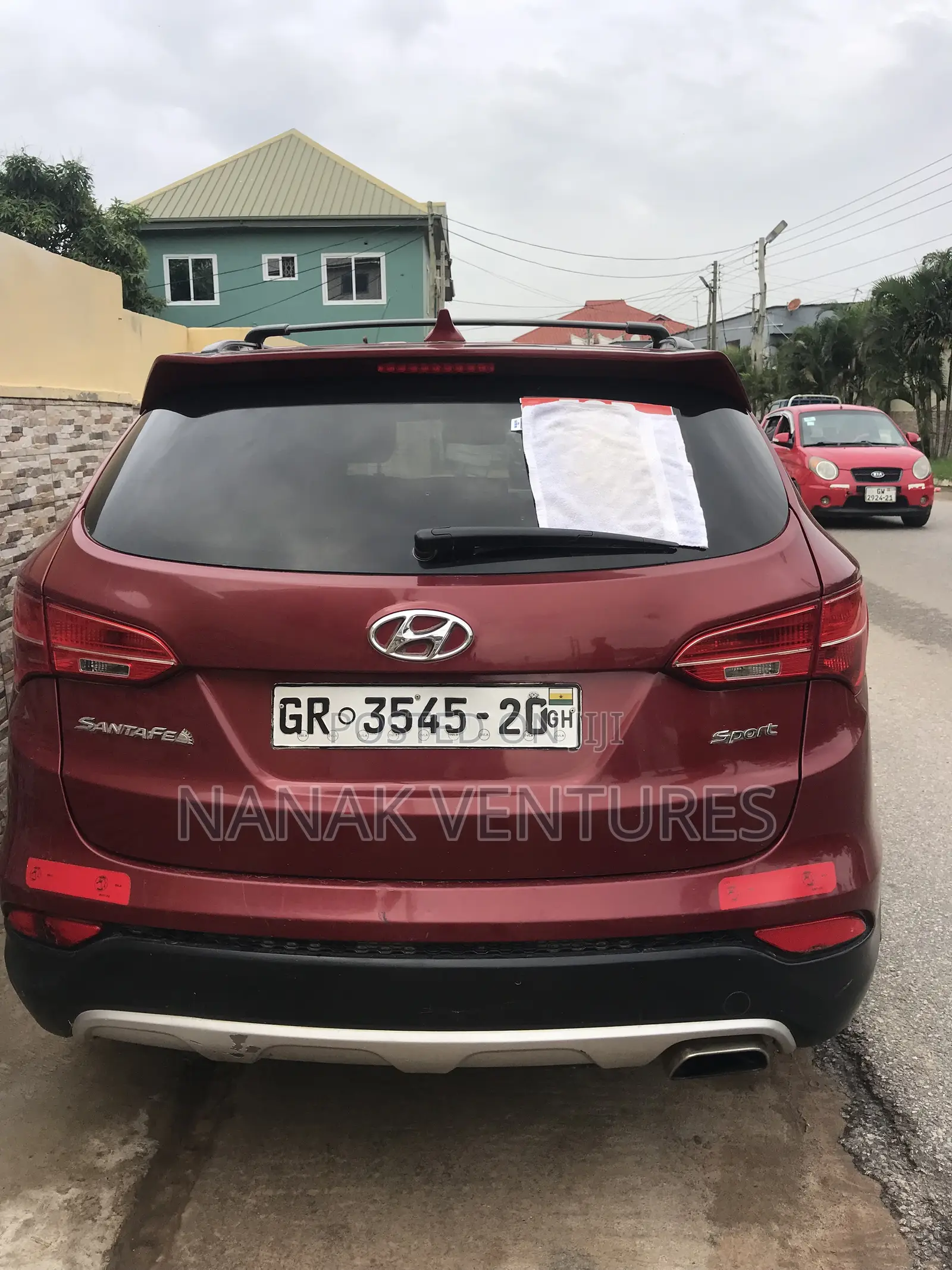 Hyundai Santa Fe GLS 4dr SUV AWD (3.3L 6cyl 6A) 2014 Red