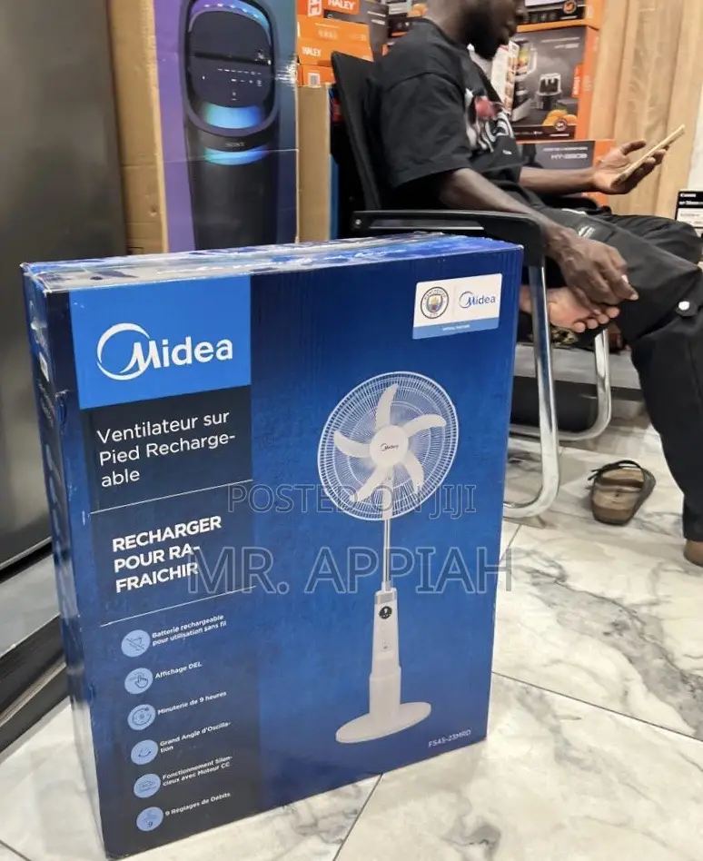 Shop Order Midea 18 Inch Rechargeable Standing Fan(White) 
