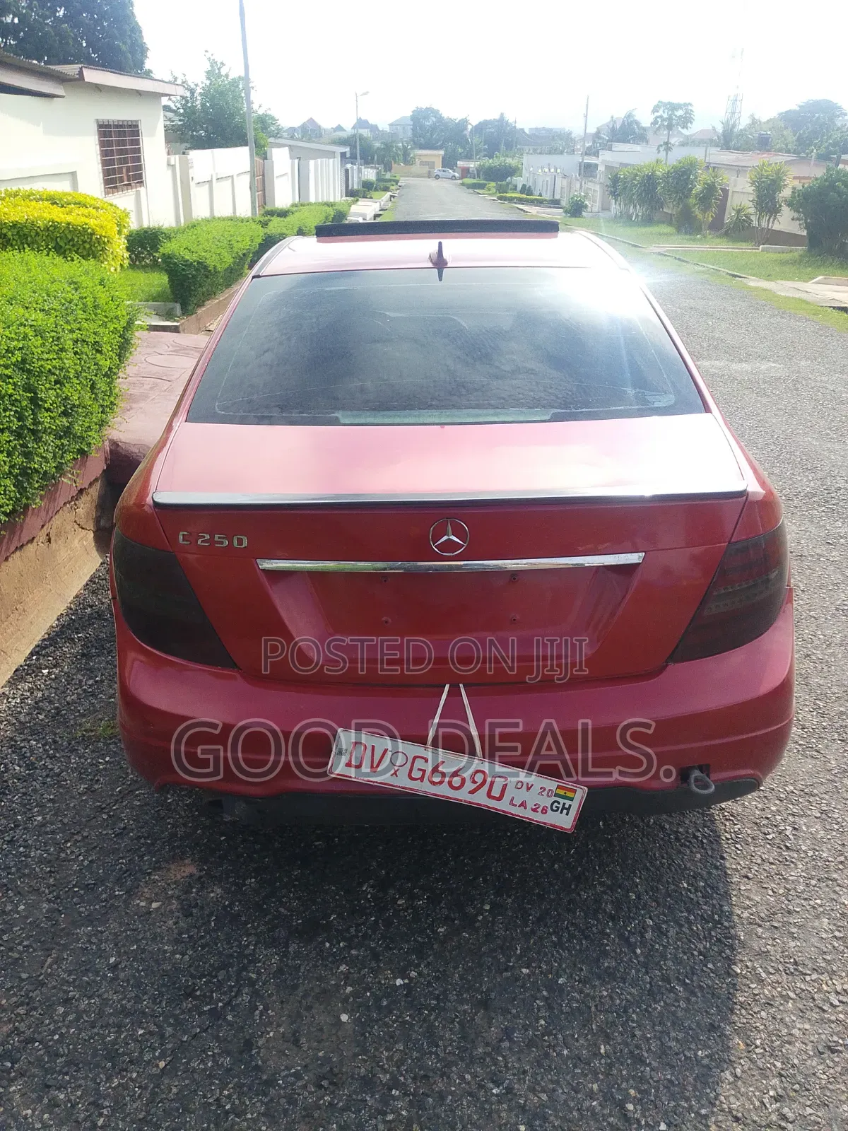 Mercedes-Benz C250 2014 Red