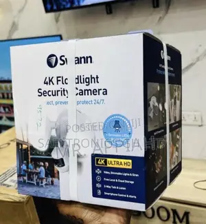 Shop Quality Swann Floodlight Security Camera (Swifi-4kflocam)
