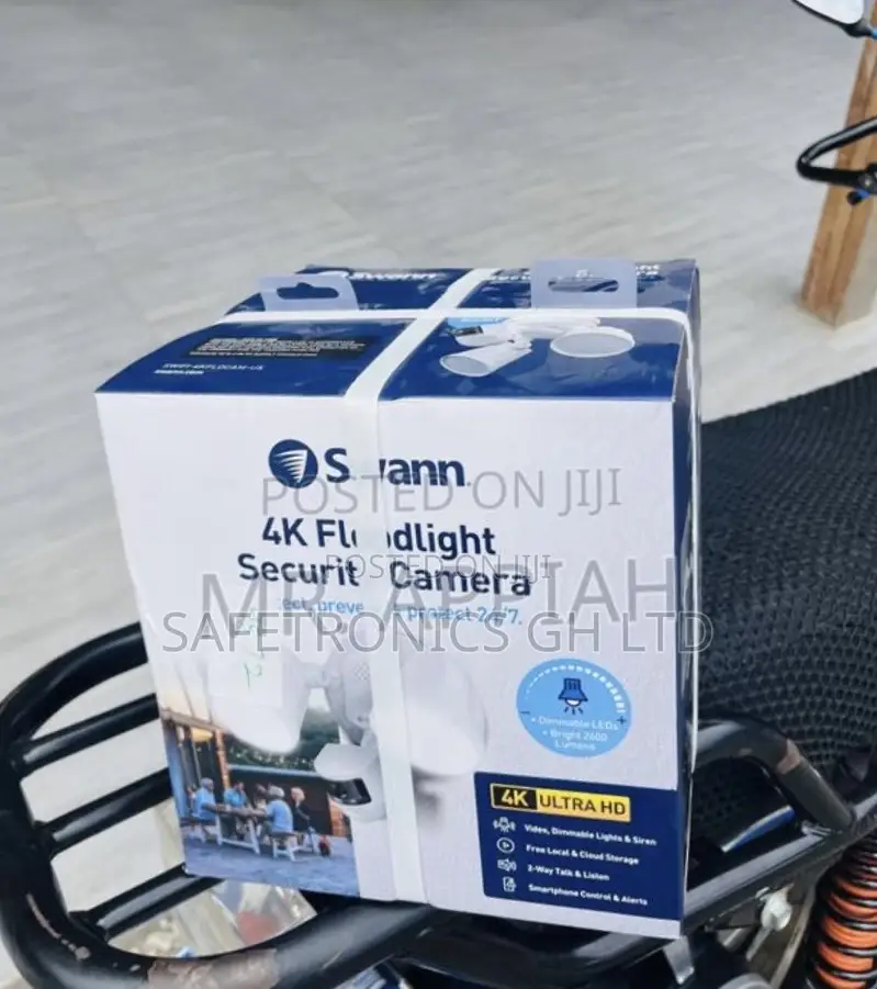 High Efficiency Swann Floodlight Security Camera (Swifi-4kflocam)