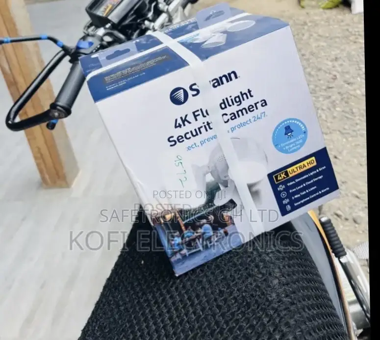 Secure New Swann Floodlight Security Camera (Swifi-4kflocam)