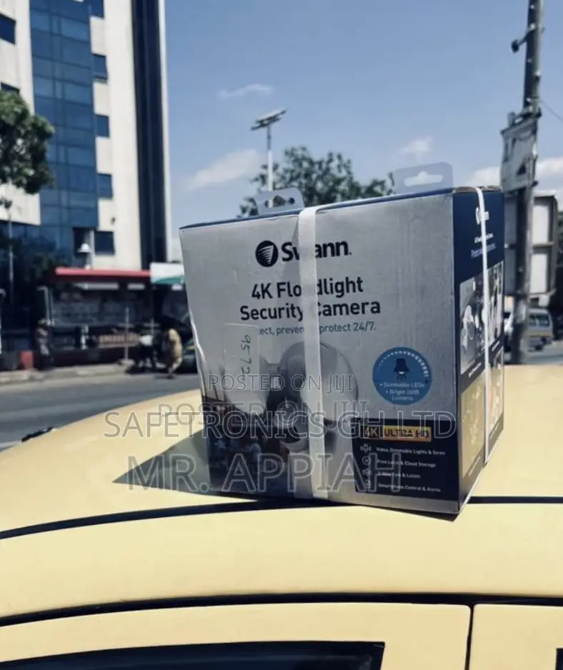 Perfect New Swann Floodlight Security Camera (Swifi-4kflocam)