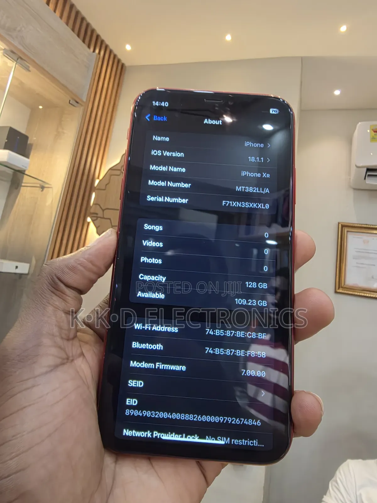 Apple iPhone XR 128 GB Red