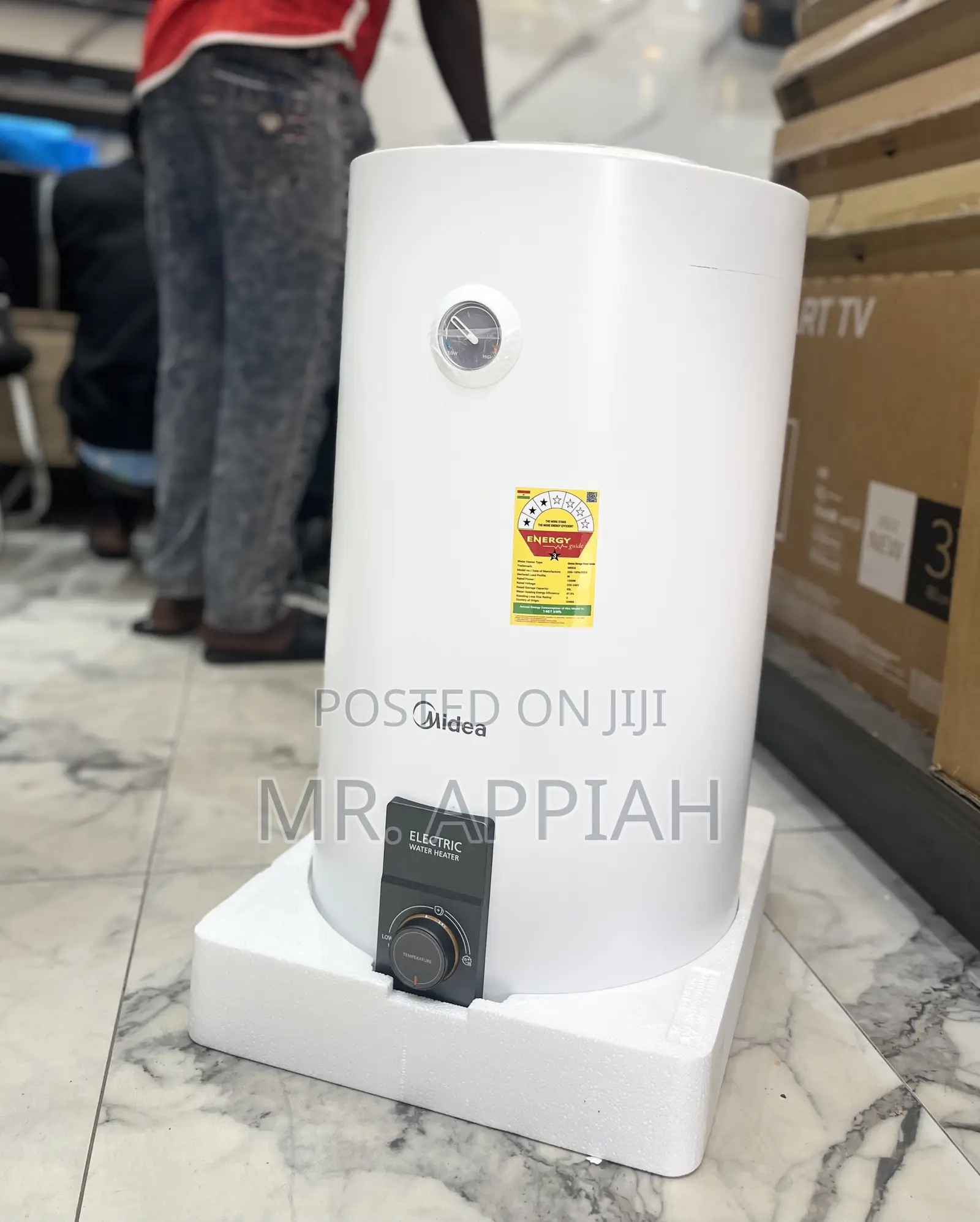 Affordable Midea 15liters Electric Water Heater(White) 